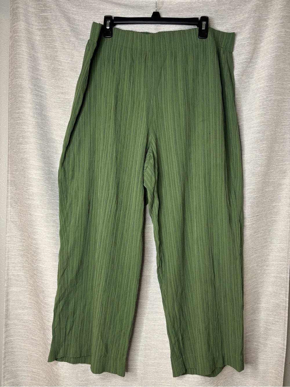 Jones New York Olive Green Wide Leg Pants